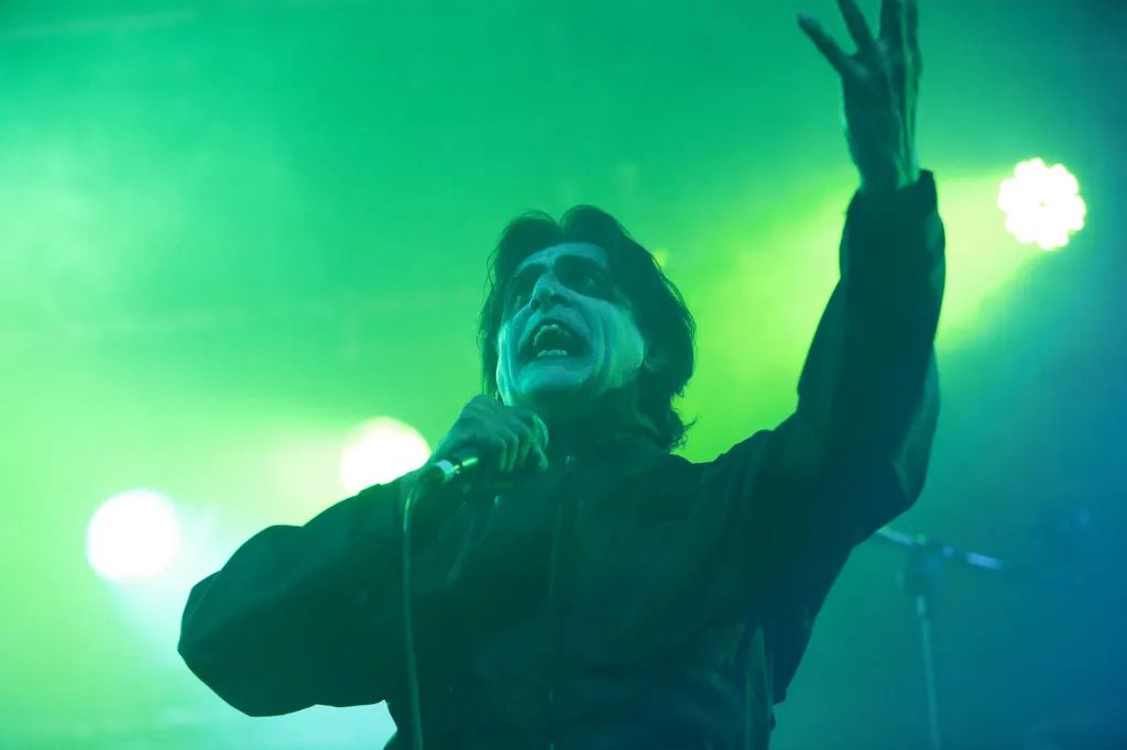 Jaz Coleman of Killing Joke performing at Sonisphere 2011